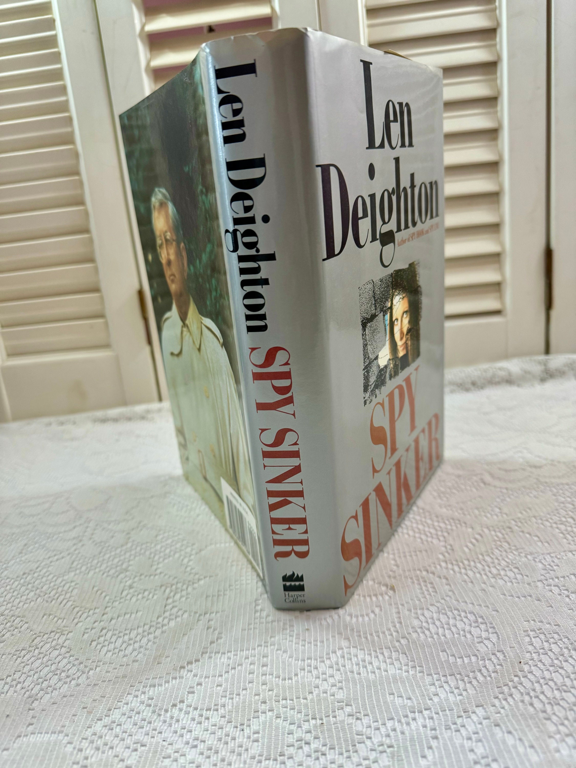 67 Neighton Vintage Book ~ Spy Sinker ~ by Len Deighton ~ 1990 ~ Hardcover/dust ...