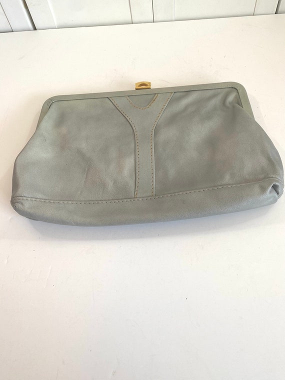 Vintage MCI Genuine Leather Purse ~ Gray color ~ C