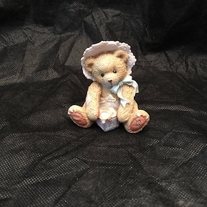 Cherished Teddies Figurine ~ Bobbie ~ A Little Friendship To Share ~ 1993 ~ #3C3-843 ~ Collectible ~ Bear Figurine ~ Vintage