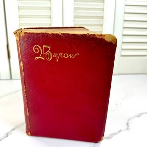 Antique Book ~ Byron’s Poetical Works ~ Reprinted From the Original ...