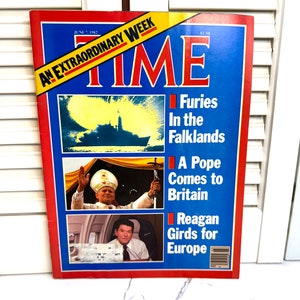 Vintage Time Magazine ~ June 7, 1982 *Shows a little wear and tear
