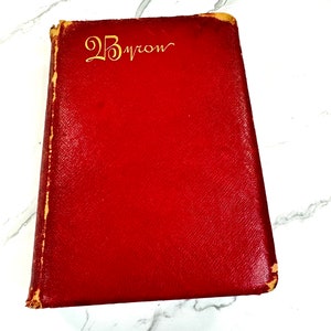 Antique Book ~ Byron’s Poetical Works ~ Reprinted From the Original ...