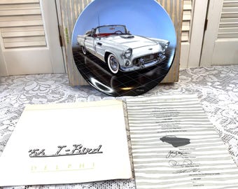 1956 T-BIRD Collector Plate '88 Delphi 89 Dream Machine Philip