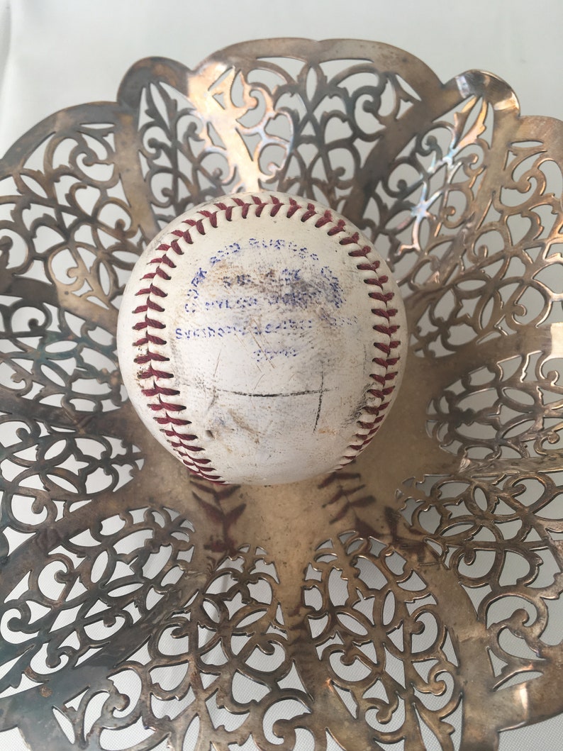 Vintage Baseball ~ Used and Well Played Baseball ~ Vase Filler ~ Rustic Decor ~ Childs Room Decor ~ Man cave ~ #2
