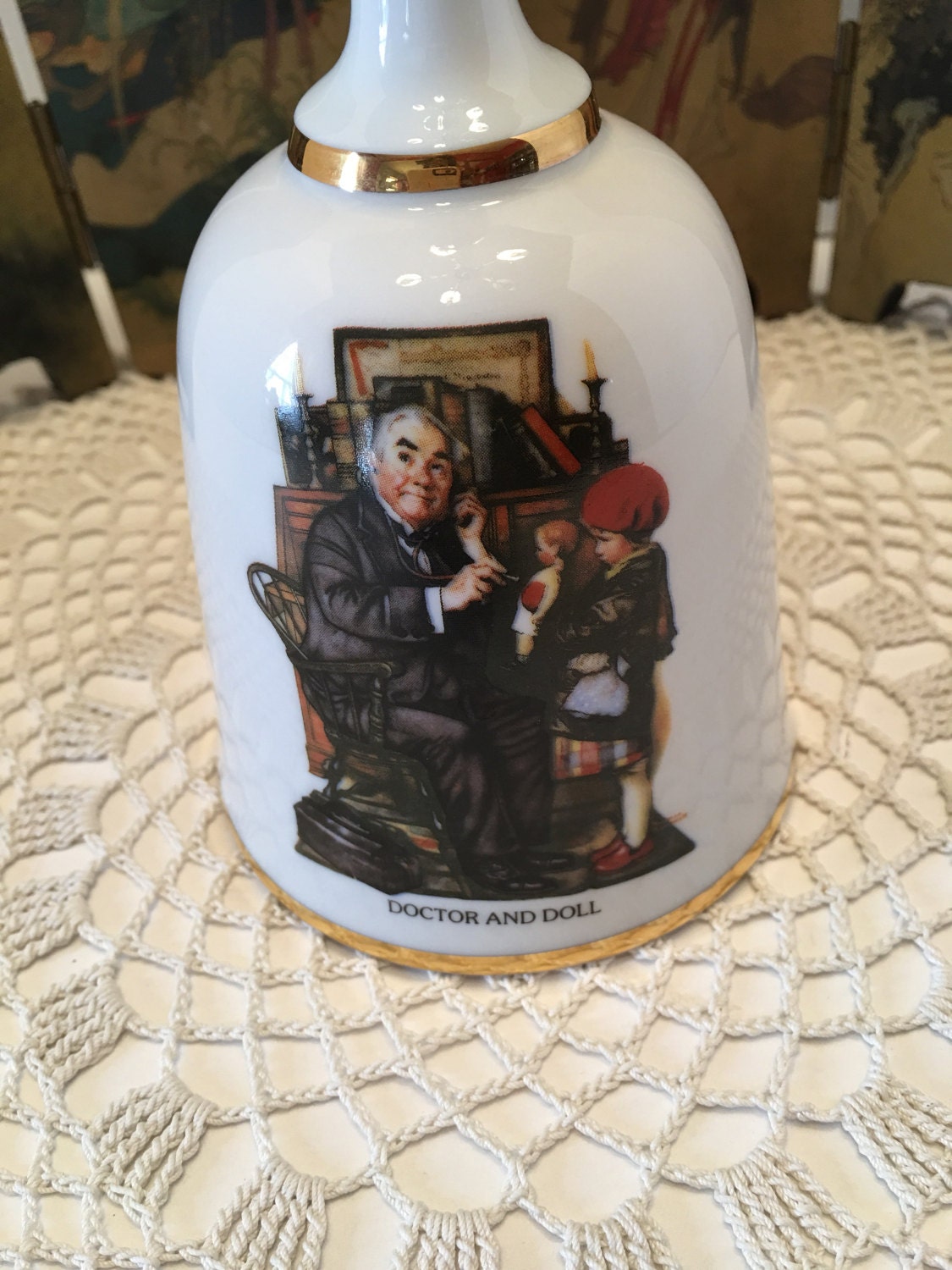 Norman Rockwell Bell ~ Doctor and Doll ~ Limited Edition