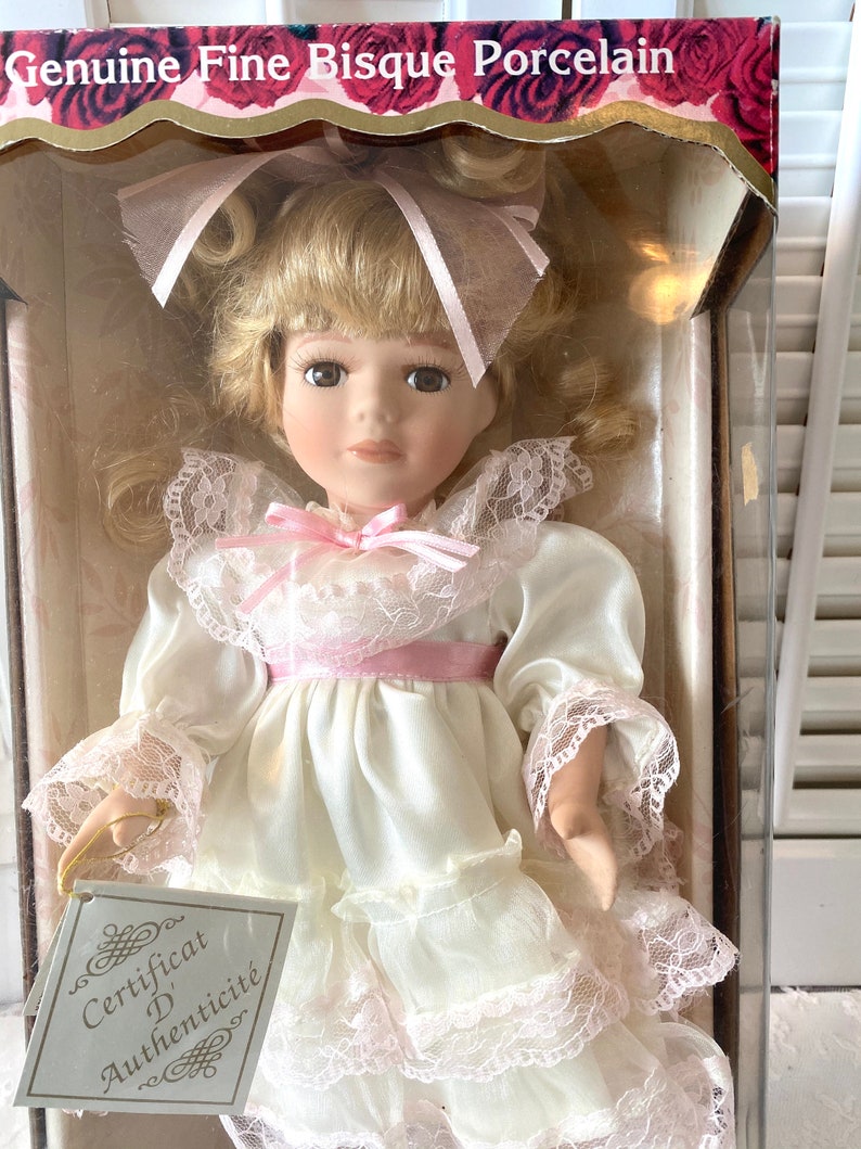 Vintage Bisque Porcelain Doll Collectors Choice Hand Etsy