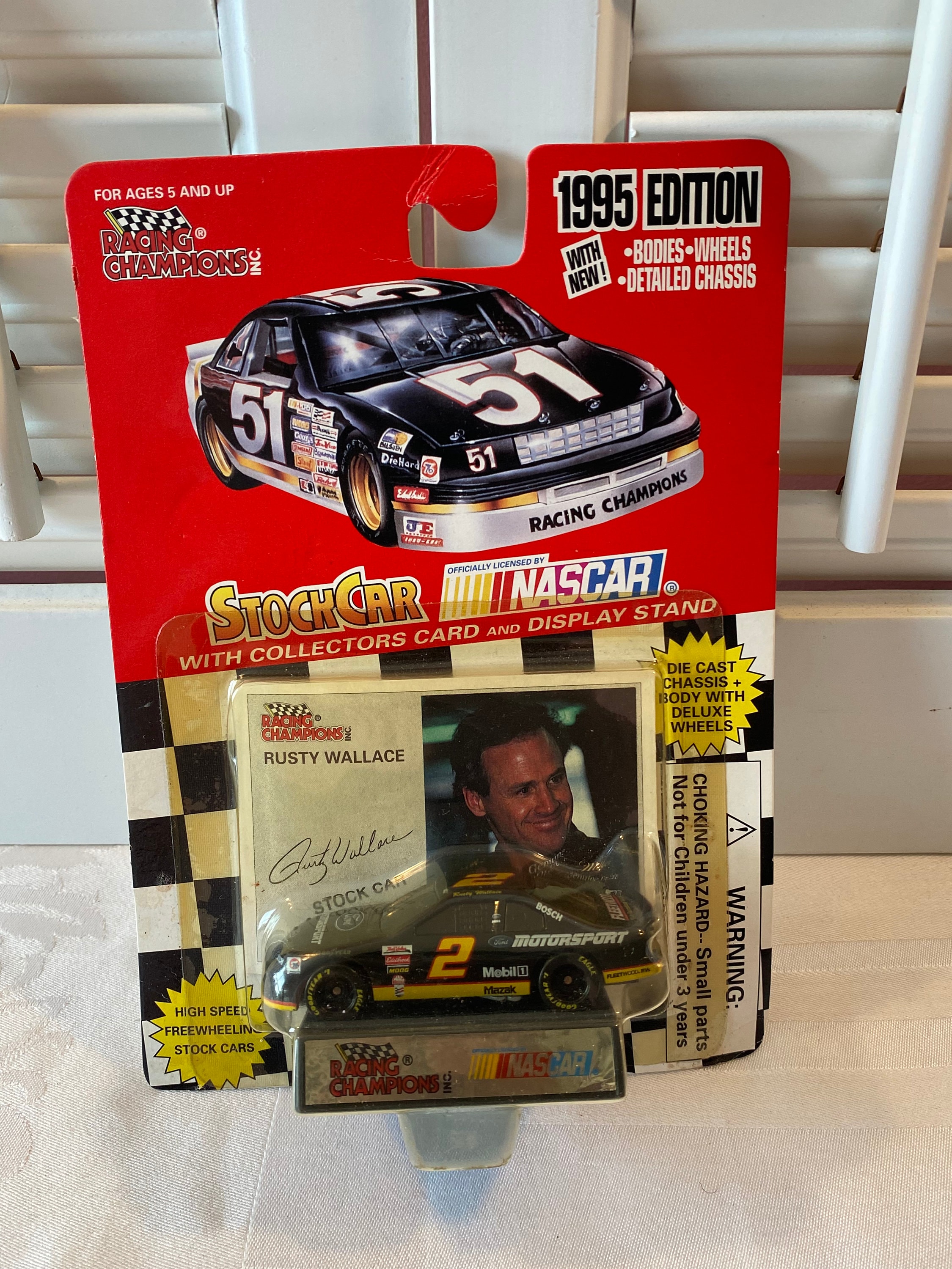 Vintage Rusty Wallace Stock Car 1995 Edition ~ Stock Car Collector