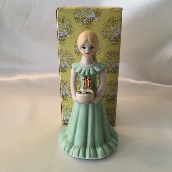 Growing up Birthday Girls Figurines Etsy