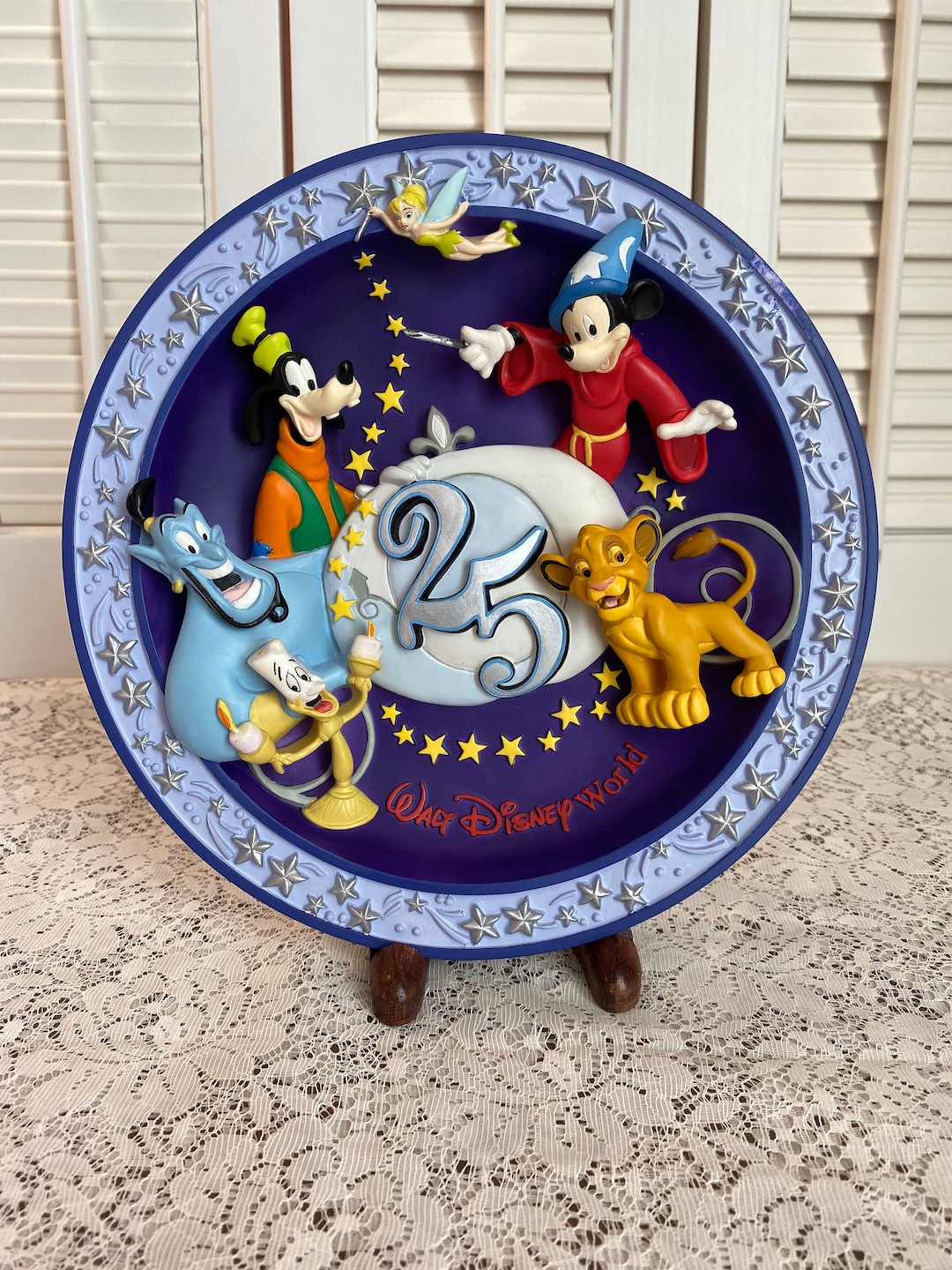 アンティーク　30年前　Walt Disney World プレート　2枚セット il_1080xN.2441520931_ly5x.jpg