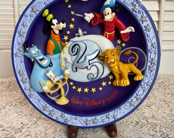 Walt Disney World 25周年記念 飾り皿 1996年　② il_340x270.2441520931_ly5x.jpg