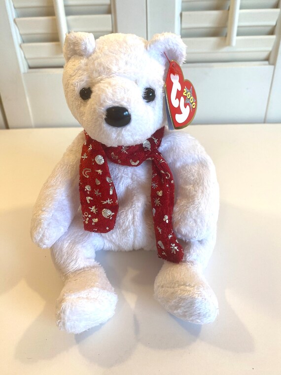 2000 holiday teddy beanie baby value sale