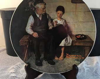 The Lighthouse Keepers Daughter ~ Norman Rockwell Collectible Plate ~ 1979 ~ Certificate of Authenticity ~ Vintage