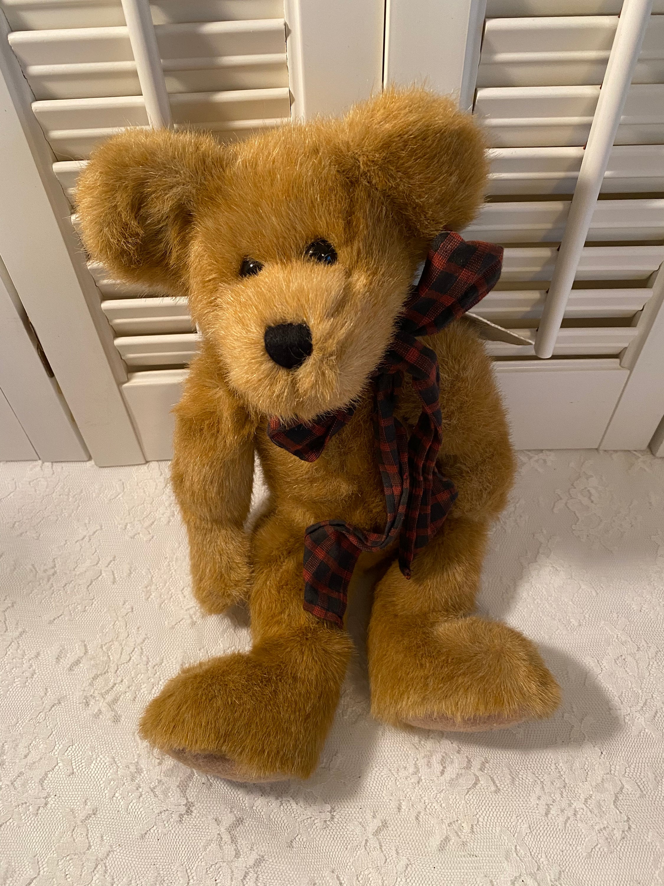 Vintage Boyds Bear ~ Braxton B Bear ~ Plush Bear ~ Golden