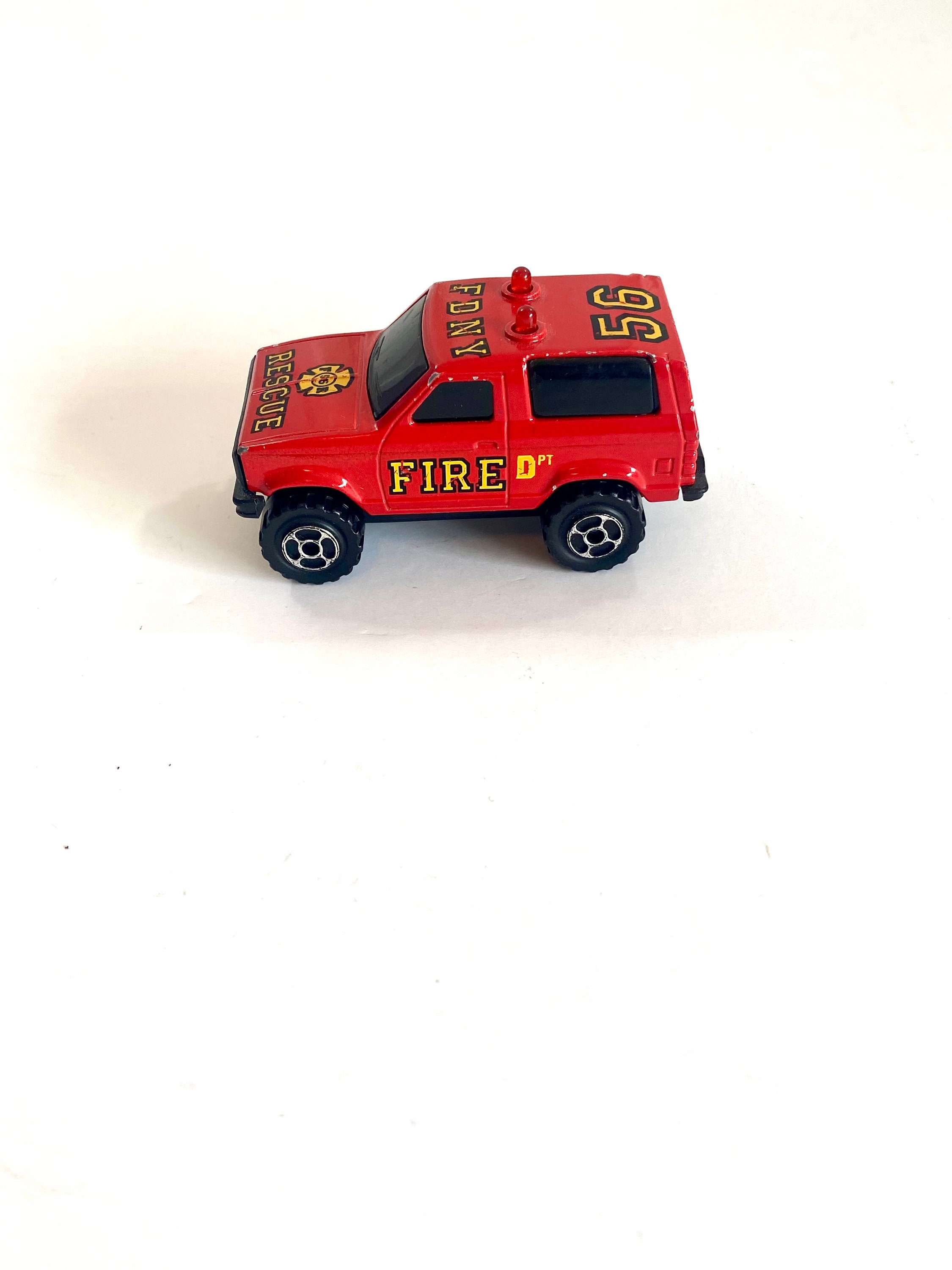 Vintage Collectible Majorette Die Cast Fire Dept Vehicle ~ Sonic