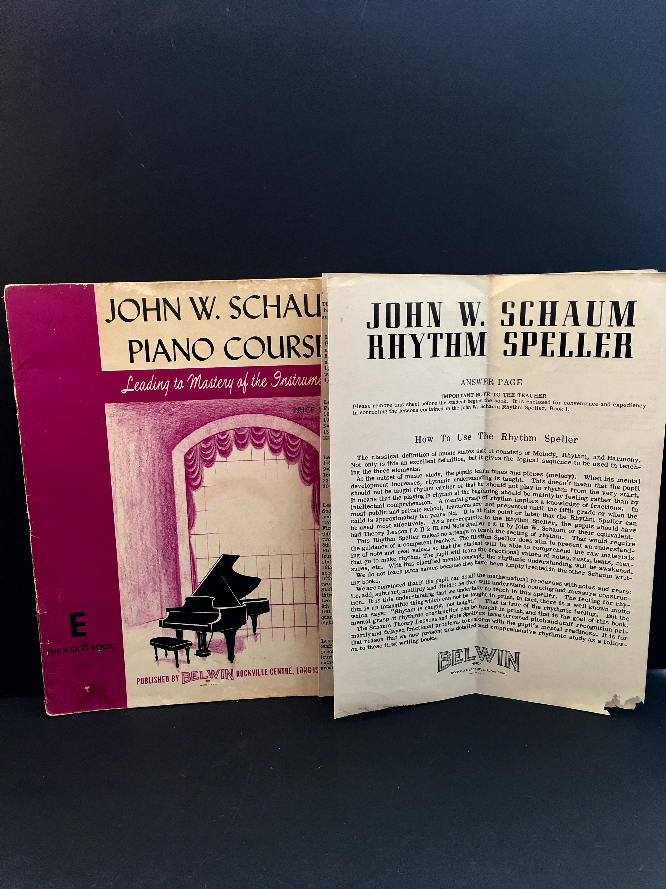 Vintage Sheet Music Book John W Schaum Piano Course Book E - Etsy Vintage Sheet Music Book John W Schaum Piano Course Book E - Etsy