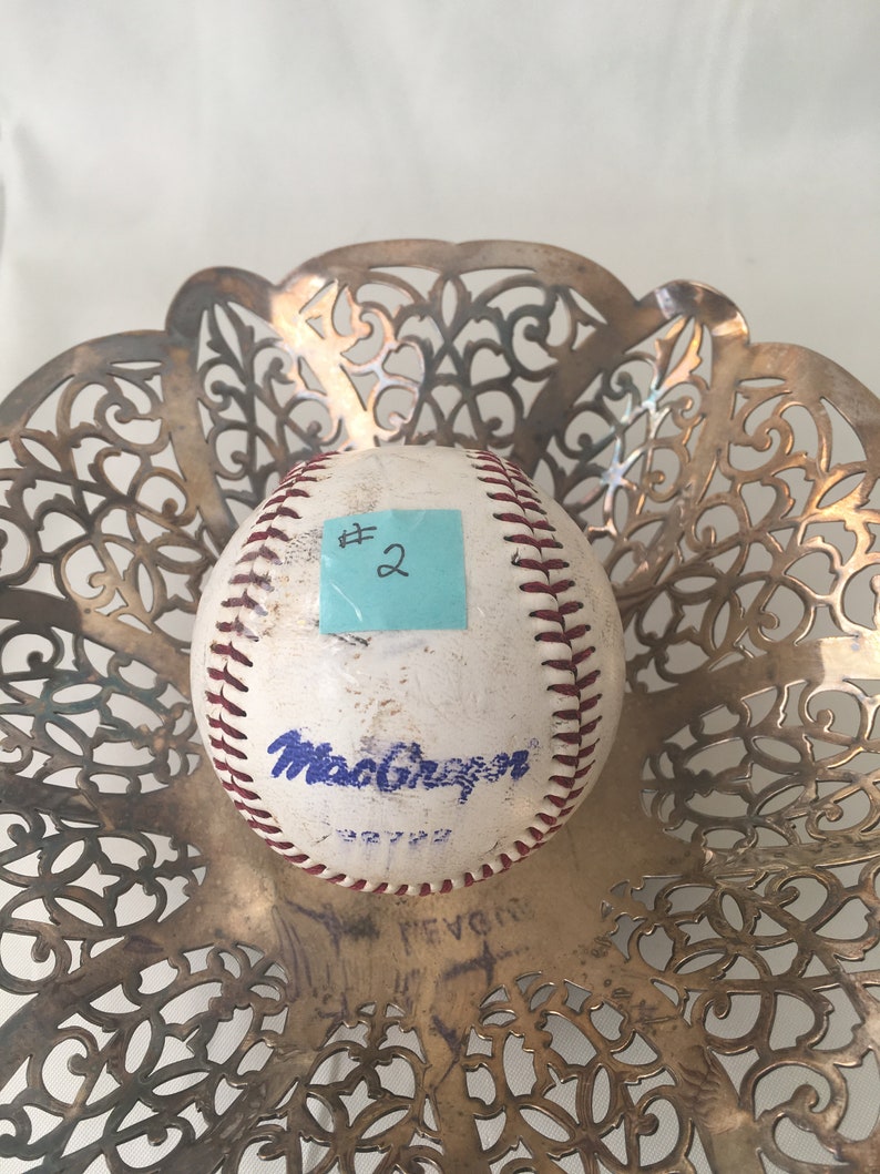 Vintage Baseball ~ Used and Well Played Baseball ~ Vase Filler ~ Rustic Decor ~ Childs Room Decor ~ Man cave ~ #2