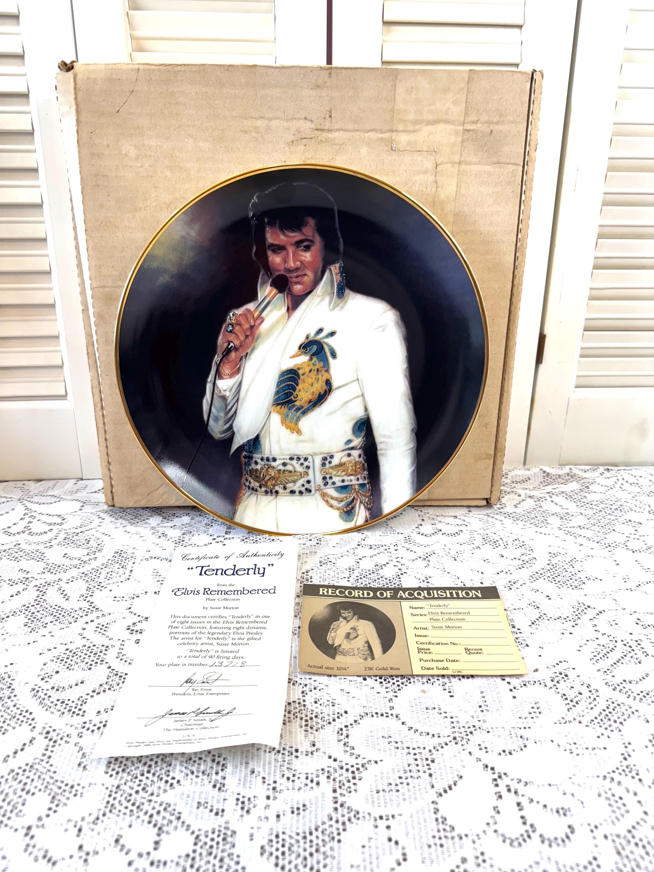 Elvis Collectible Plate - Etsy