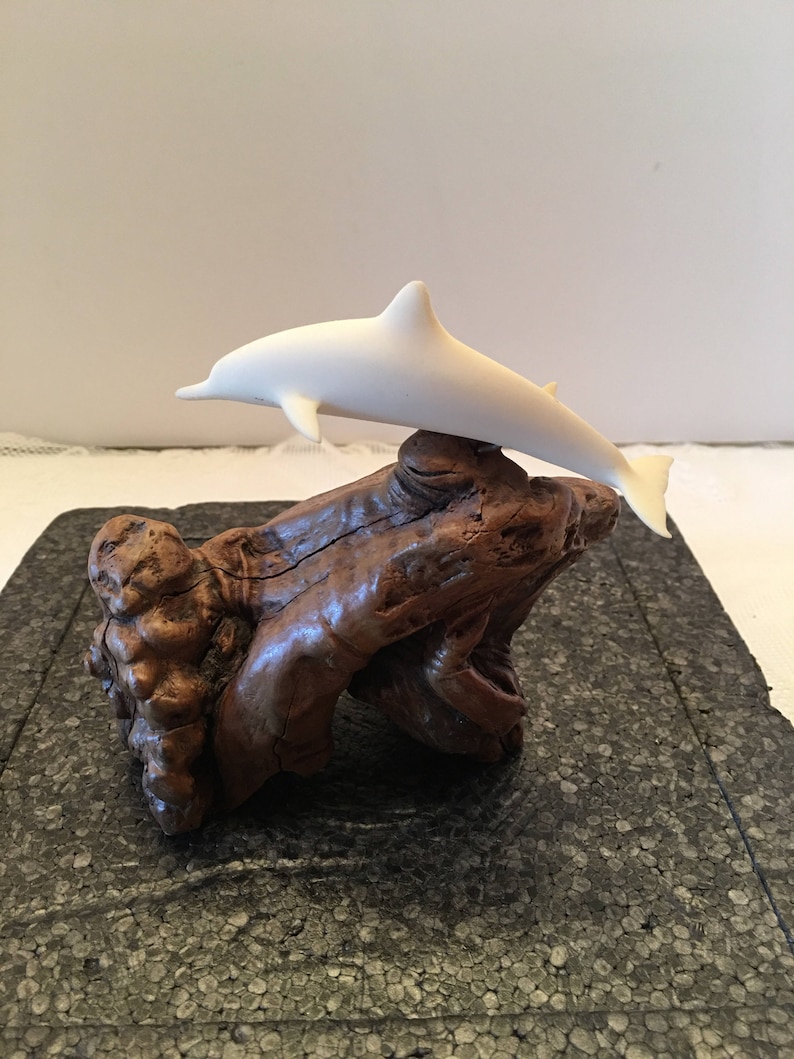 John Perry Dolphin Sculpture White Dolphin Two Dolphins Etsy