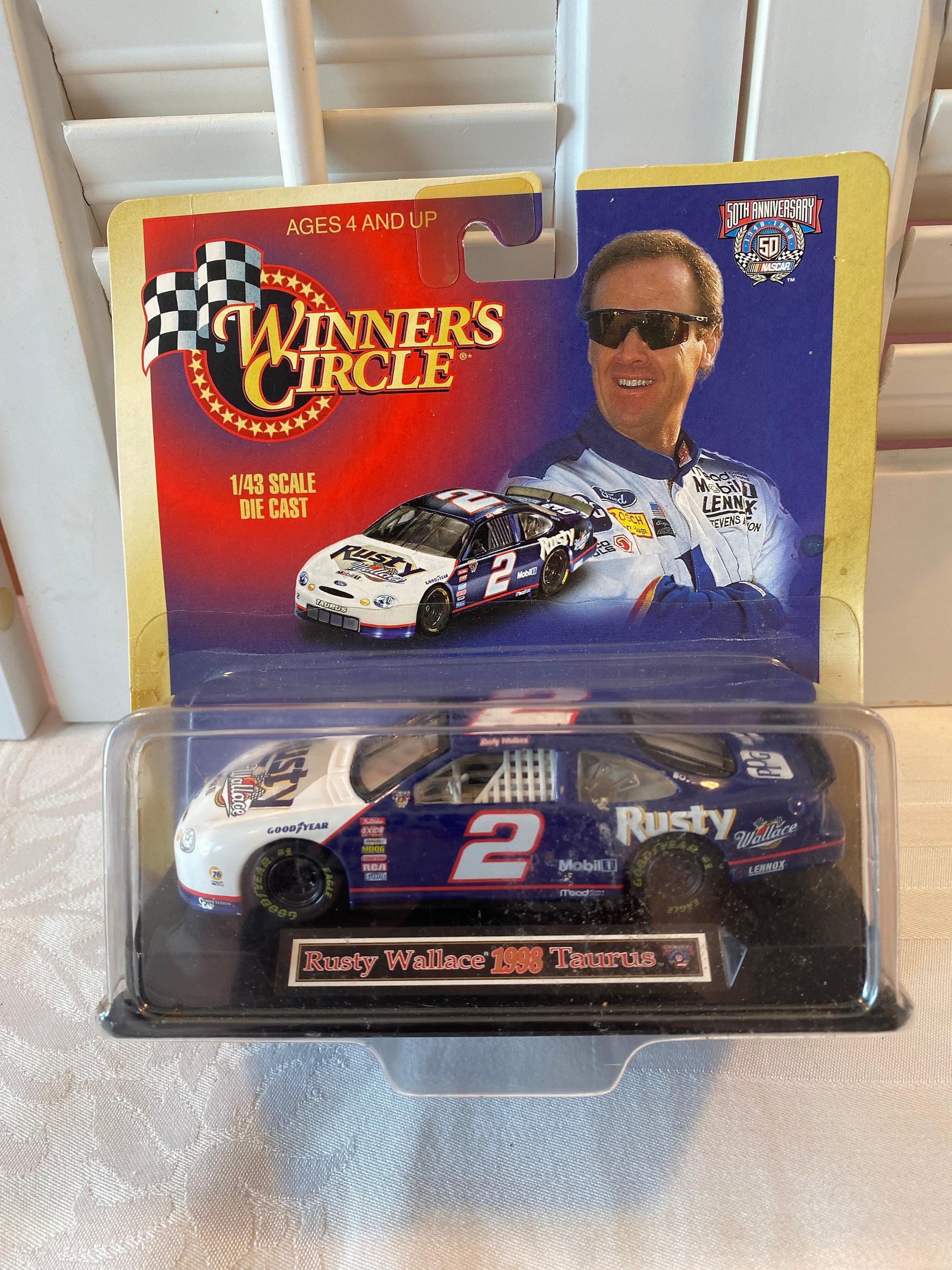 Vintage Rusty Wallace 1998 Taurus Winners Circle ~ 50th