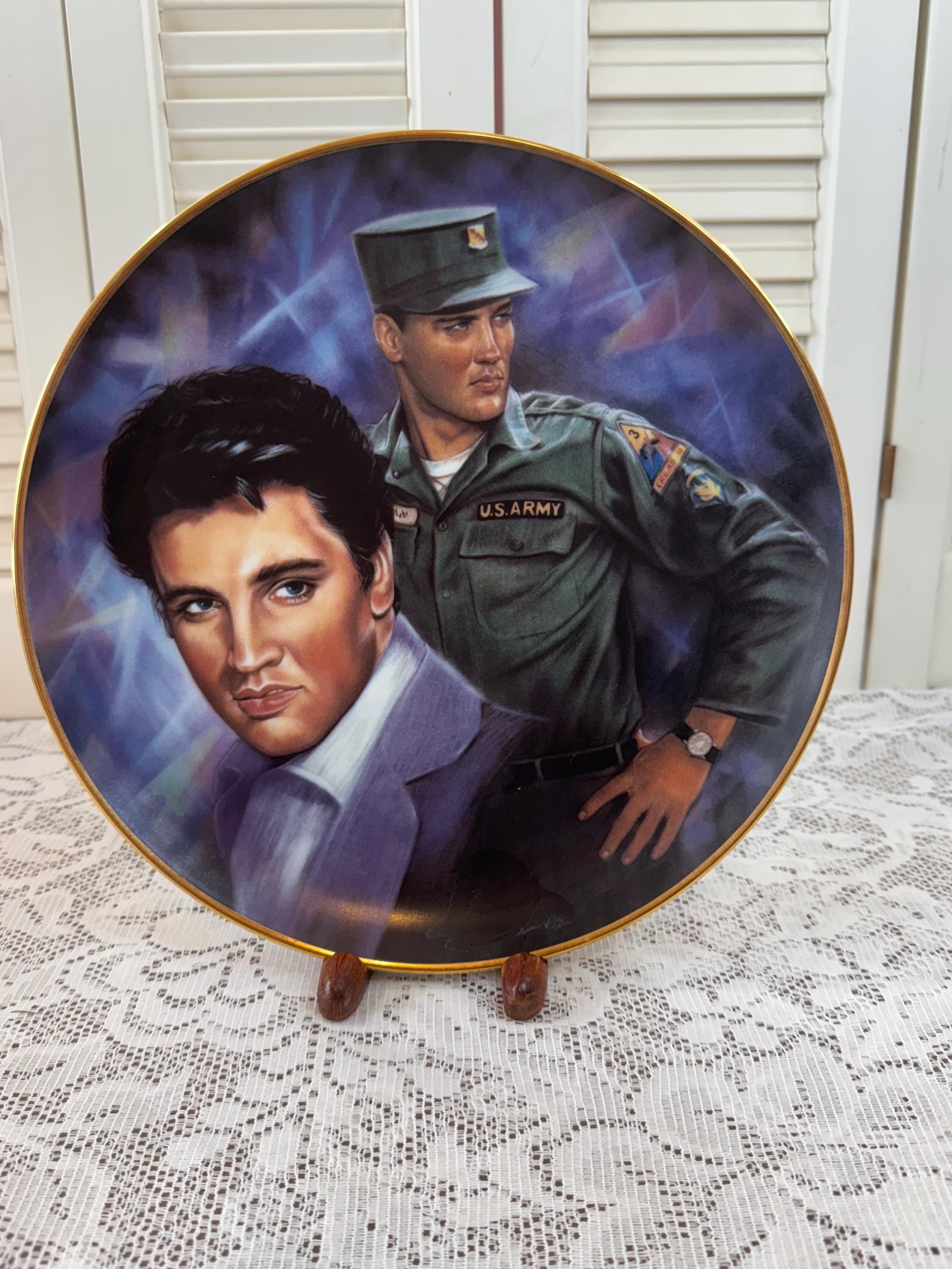 Vintage Elvis Presley Collectible Plate “early Years” 1987 ~ 3rd