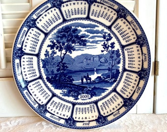 　MILLENNIUM　CALENDAR PLATE 2001 MILLENNIUM CALENDAR PLATE 2001 Wedgwood Calendar Plate 2001