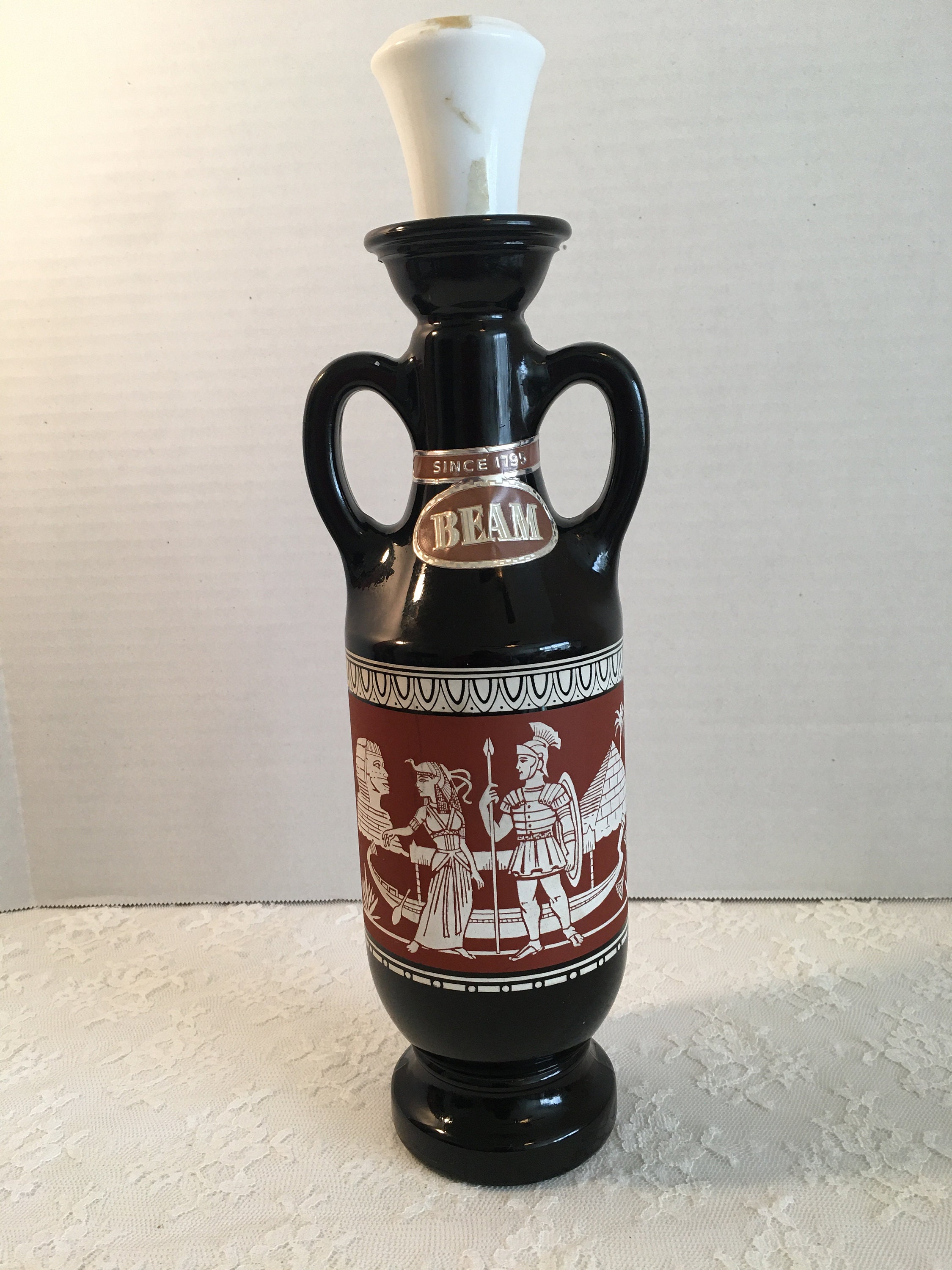 Vintage Jim Beam Decanter ~ James Beam ~ Beam's Cleopatra ~ 1962