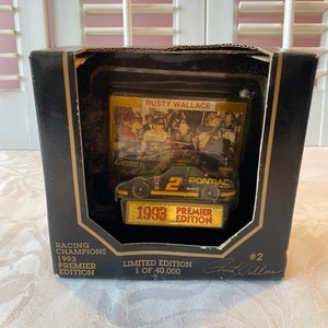 Vintage Rusty Wallace Premier Edition ~ 1993 ~ Racing Champions ~Limited Edition ~ 1/64 Scale