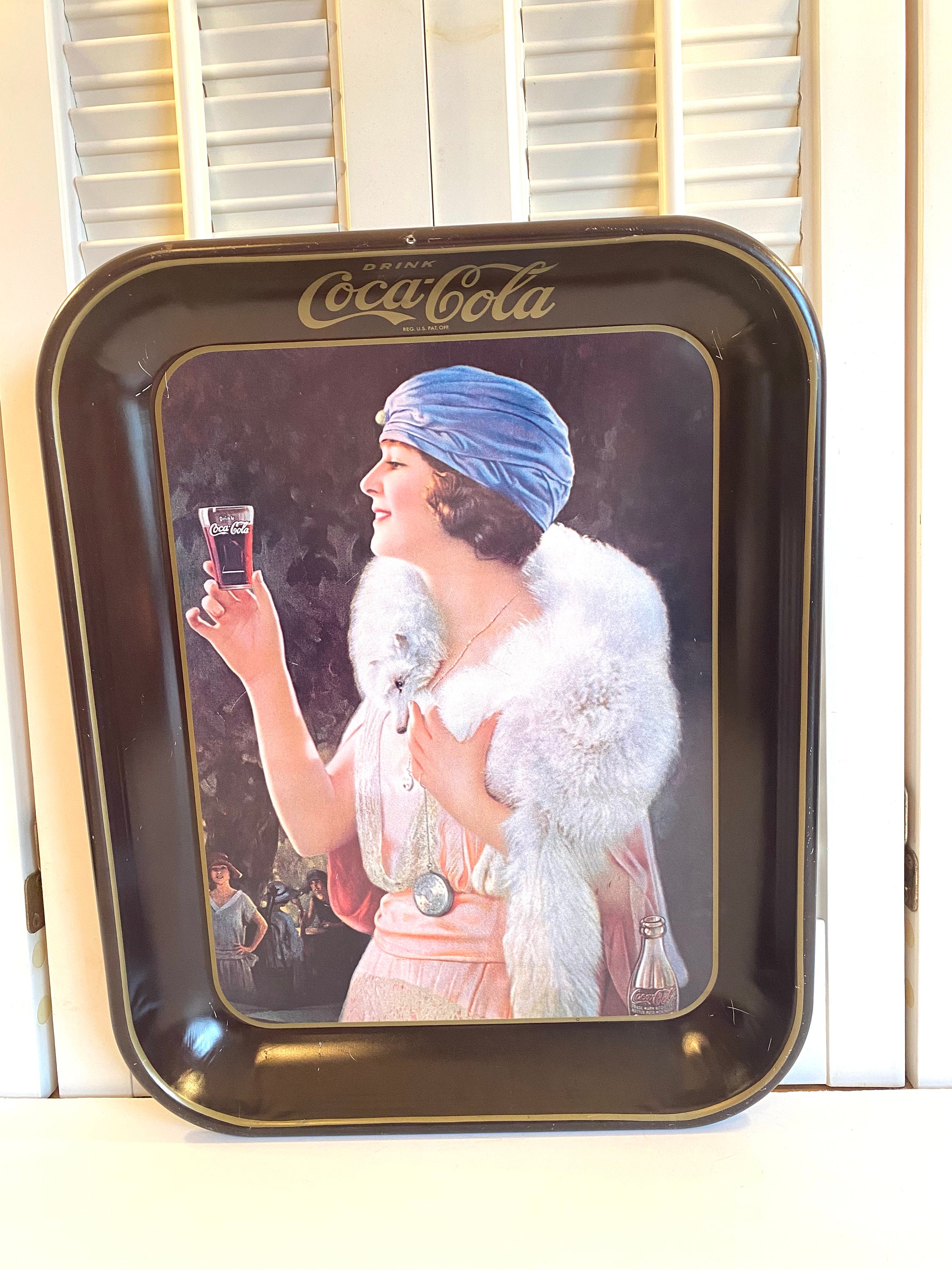 Vintage 1973 Coca-cola Tray ~ Coke Tray ~rectangle Metal