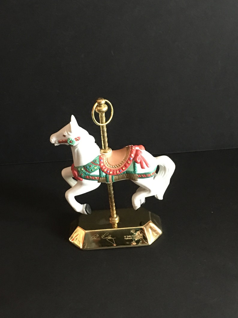 Hallmark Porcelain Horse Figurine 1994 Tobin Fraley Etsy