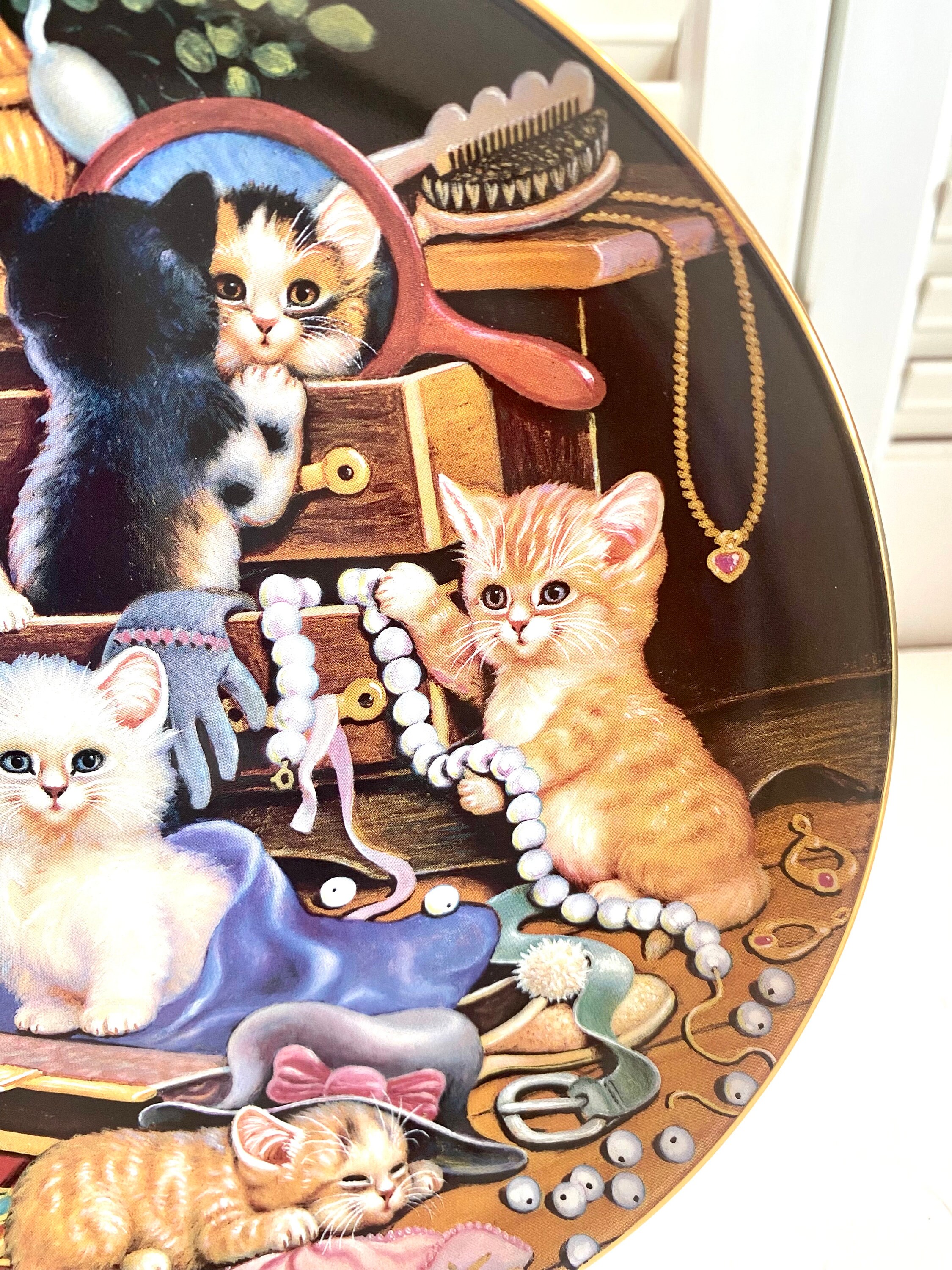Vintage Collectible Plate ~ Fashion Frolic ~ Amewsing Adventures