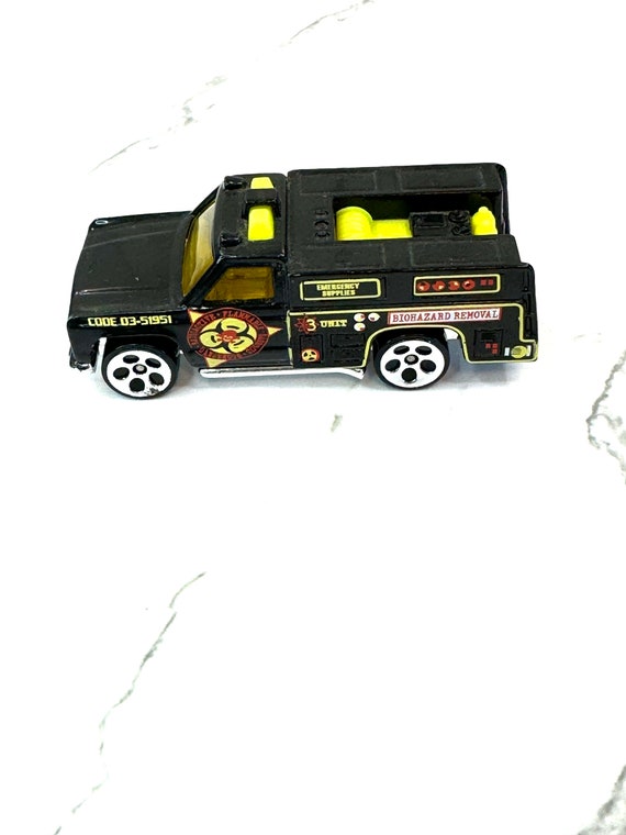 Hot Wheels Rescue Ranger 1974 日本版赤箱開封済み Vintage Hot Wheels 1974 Die Cast Fire Vehicle ~ Biohazard Removal