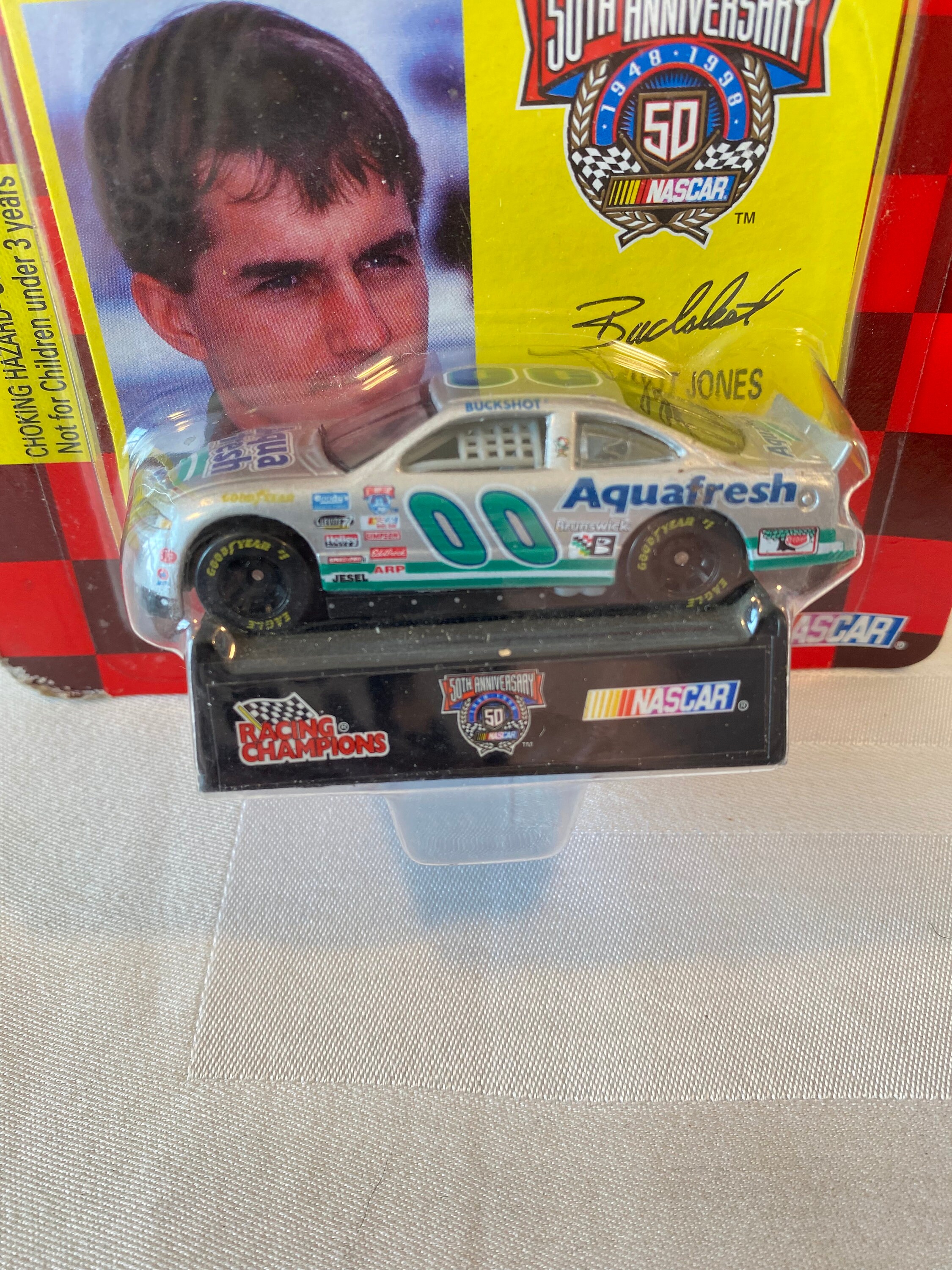 50TH ANNIVERSARY Aqua fresh ミニカー NASCAR Daytona NASCAR Modeling: BUCKSHOT Aqua Fresh Grand Prix Complete