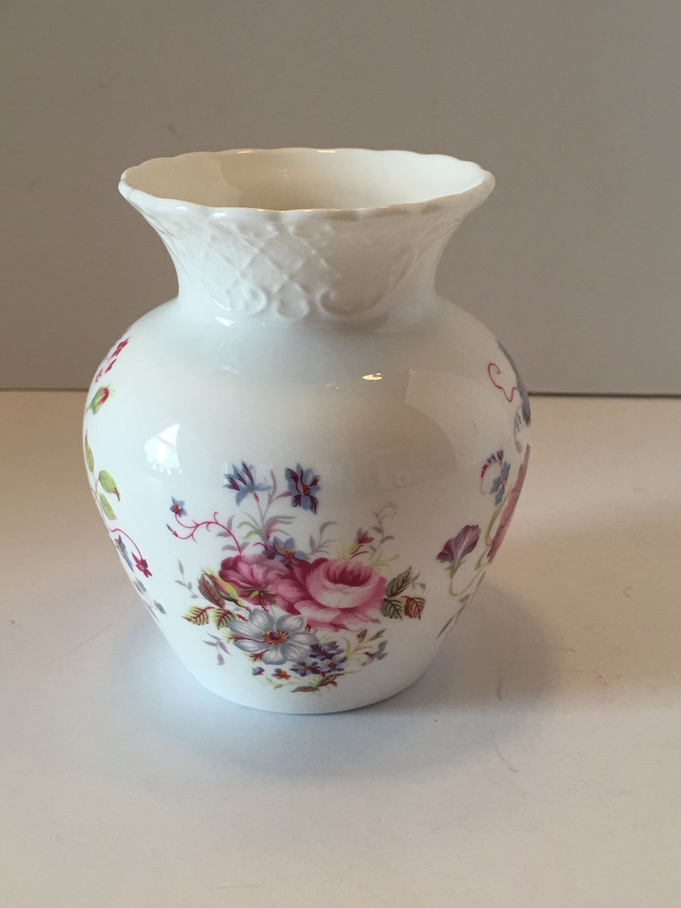 Vintage Coalport Vase ~ Shrewsbury ~ Bone China ~ Made in England