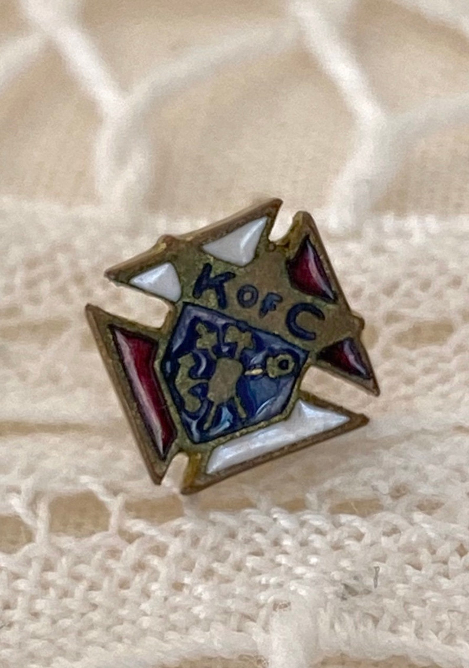 Vintage Knights of Columbus Pin K of C Tie Tack Etsy