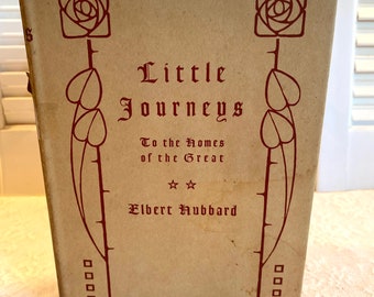 Antique Book ~ Little Journeys To The Homes Of The Great ~ Vol. 10 Great Teachers ~ 1928 ~ Elbert Hubbard ~ Hardback