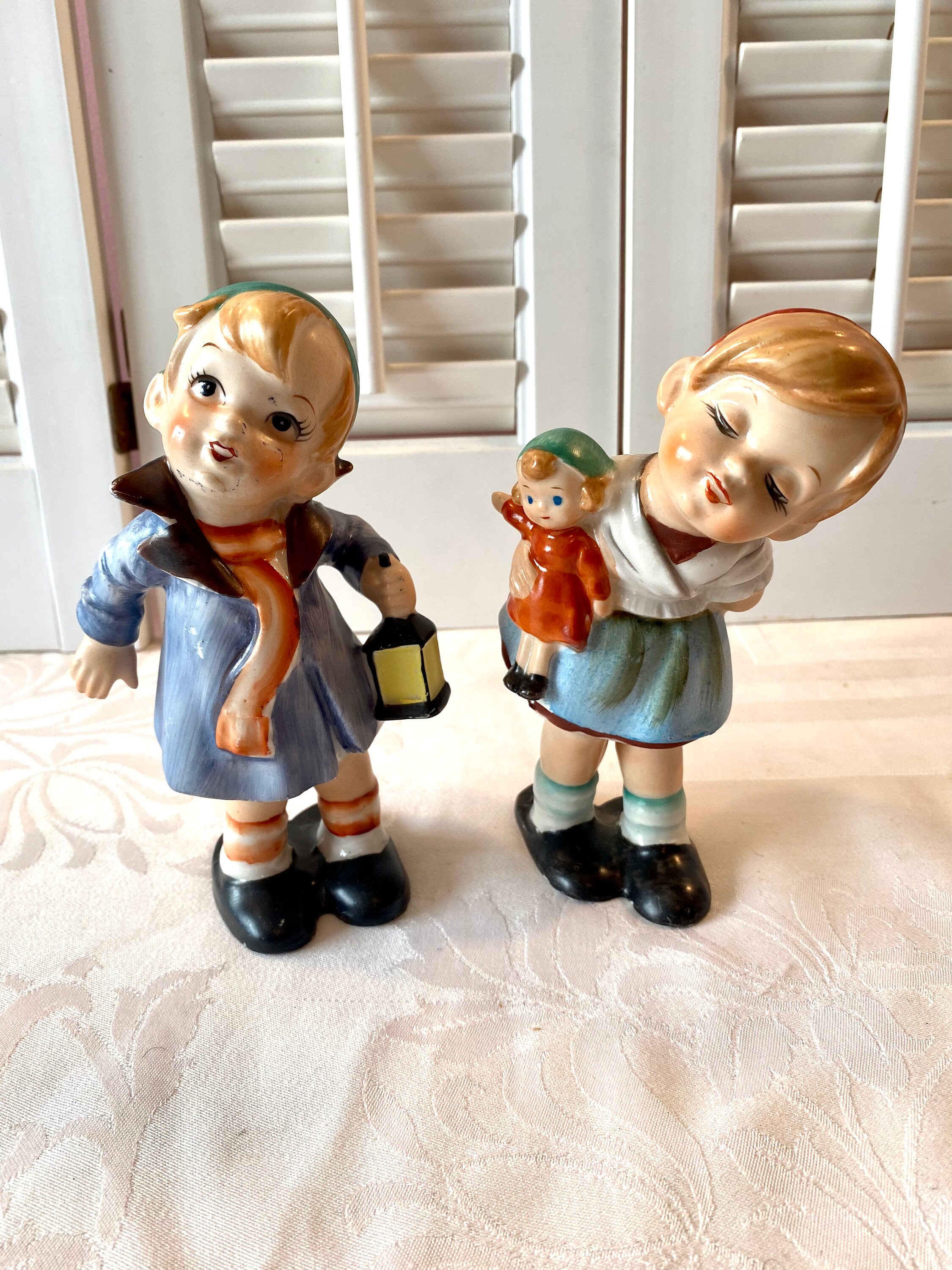 【中古美品】ランドリー BOY&GIRL 10thソフビ /LITTLE BOY Vintage Lipper Mann Creations Japan Figurine ~ Boy and Girl