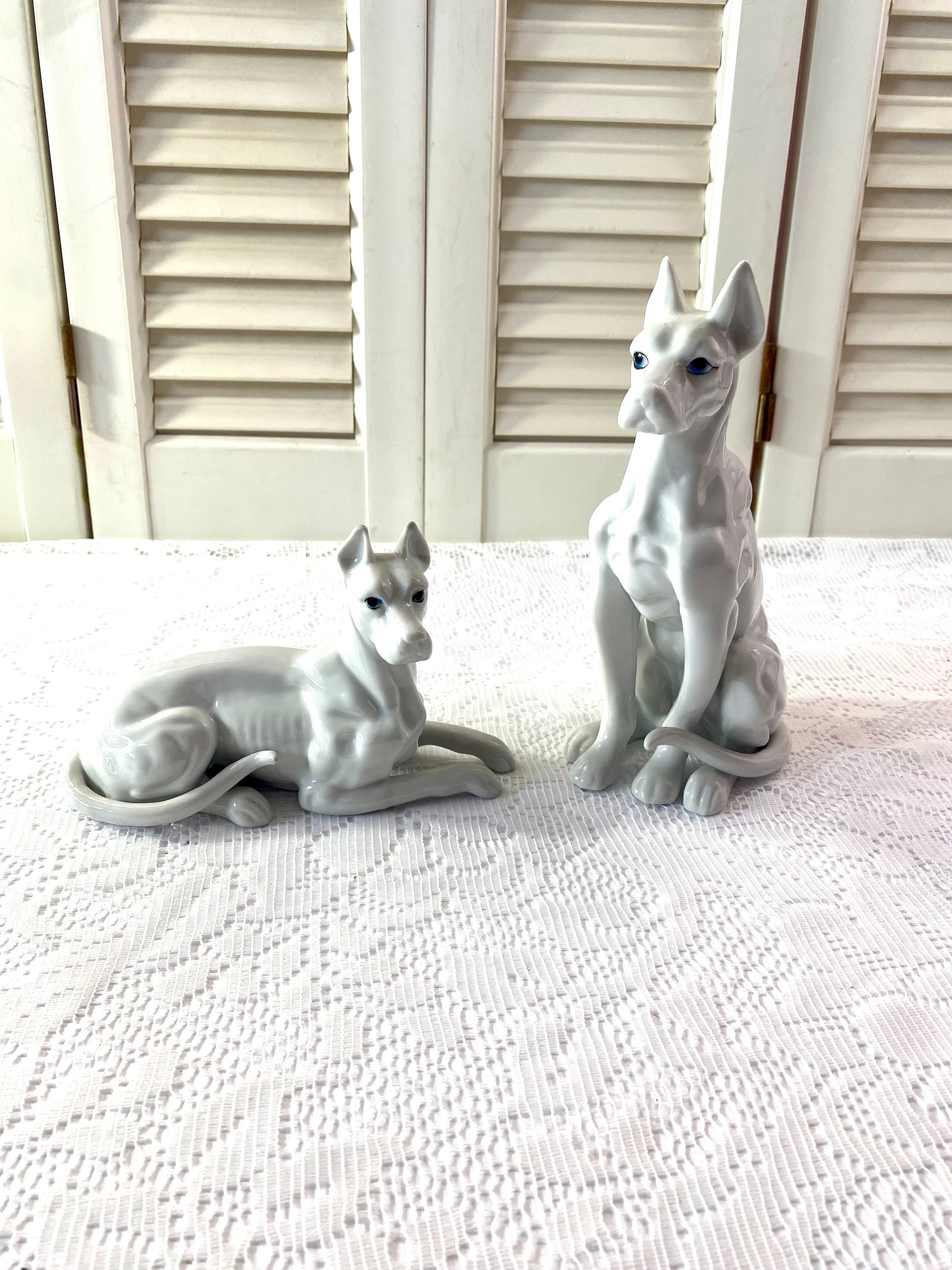 ビンテージ Norleans製 Big eye Dog 置物 陶器 犬 コリー ビンテージ Norleans製 Big eye Dog 置物 陶器 犬 コリー ビンテージ