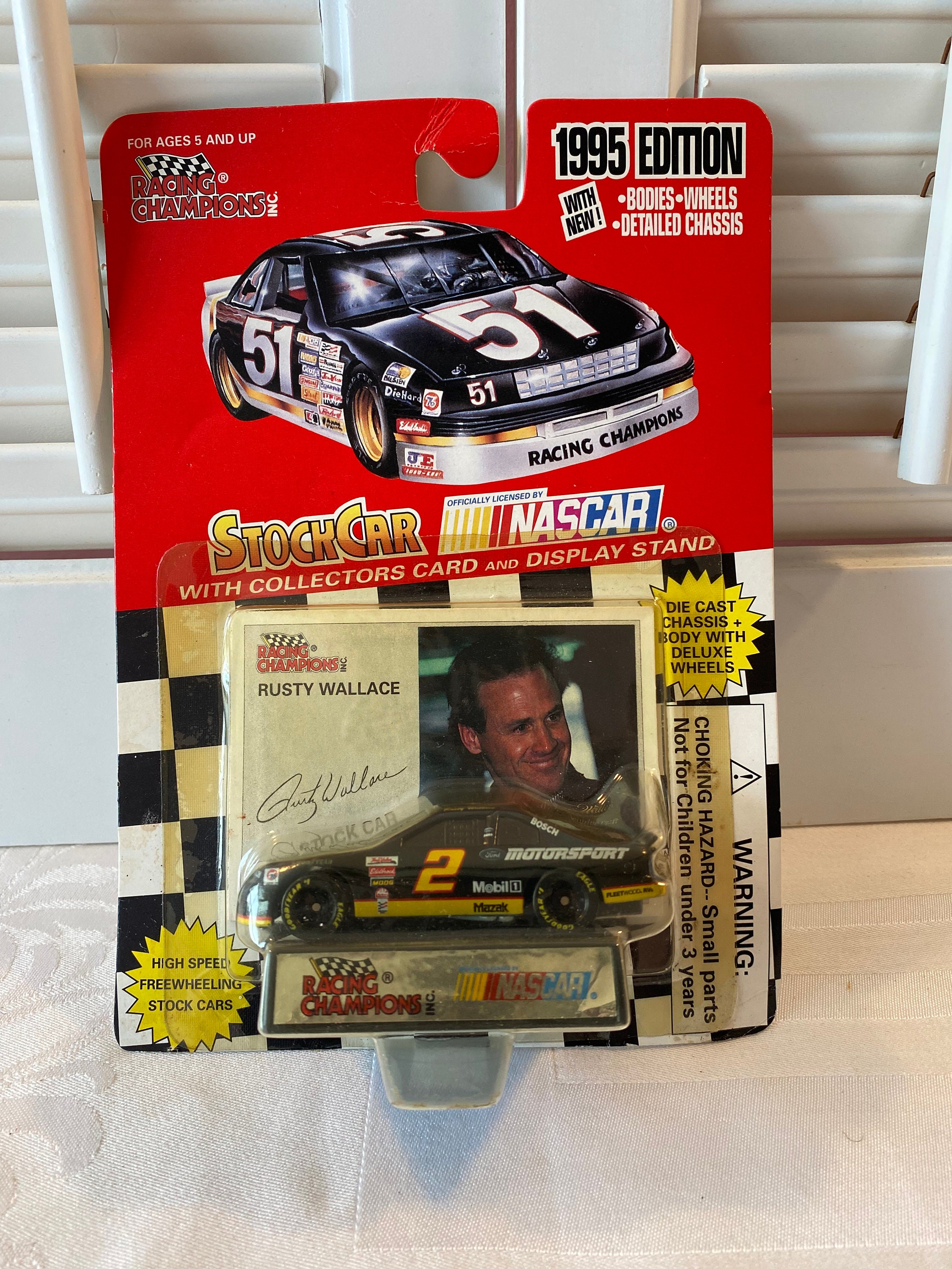 Vintage Rusty Wallace Stock Car 1995 Edition ~ Stock Car Collector