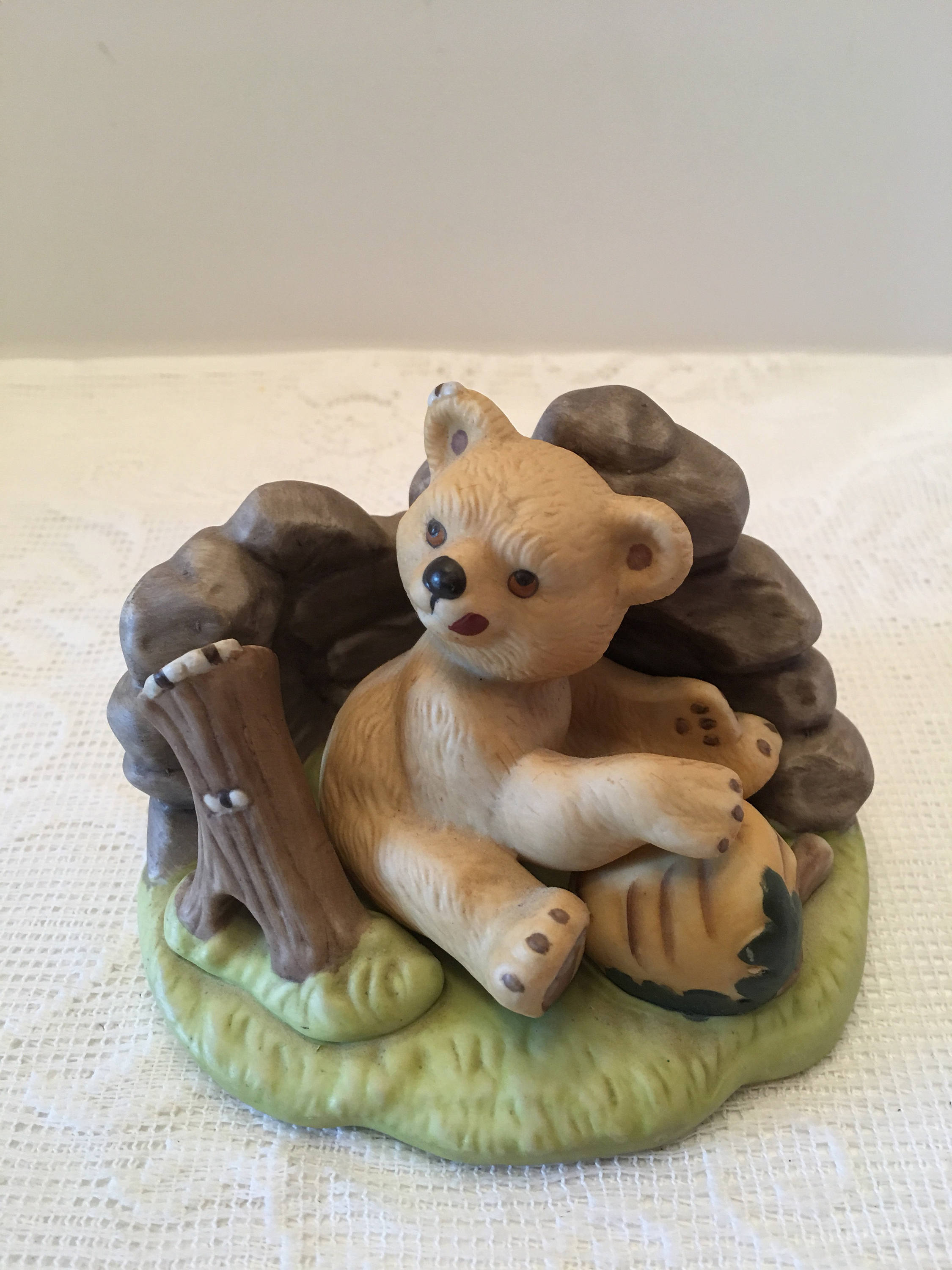 Woodland Surprises ~ Bear ~ Jacqueline B Smith ~ Hand Painted 