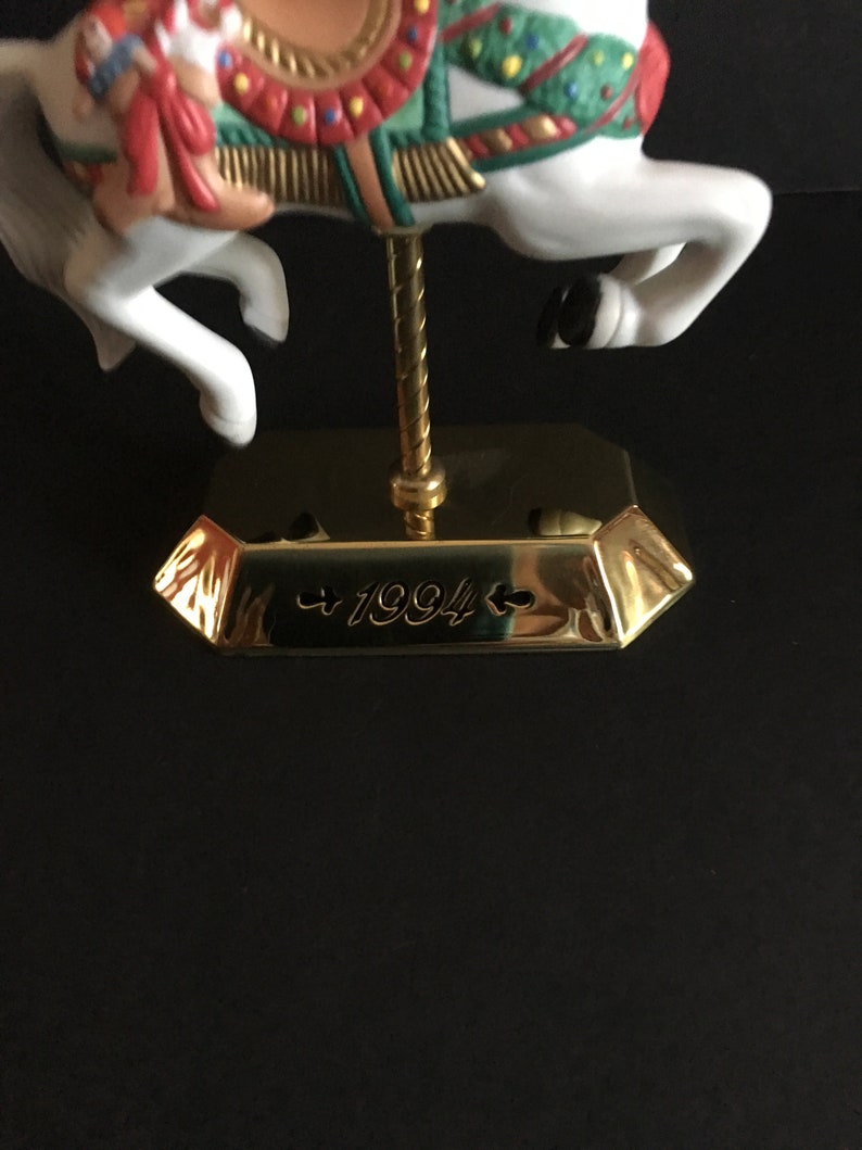 Hallmark Porcelain Horse Figurine 1994 Tobin Fraley Etsy