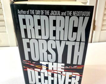 Vintage Book ~ The Deceiver ~ Frederick Forsyth ~ 1991 ~ Hardcover w/dust jacket