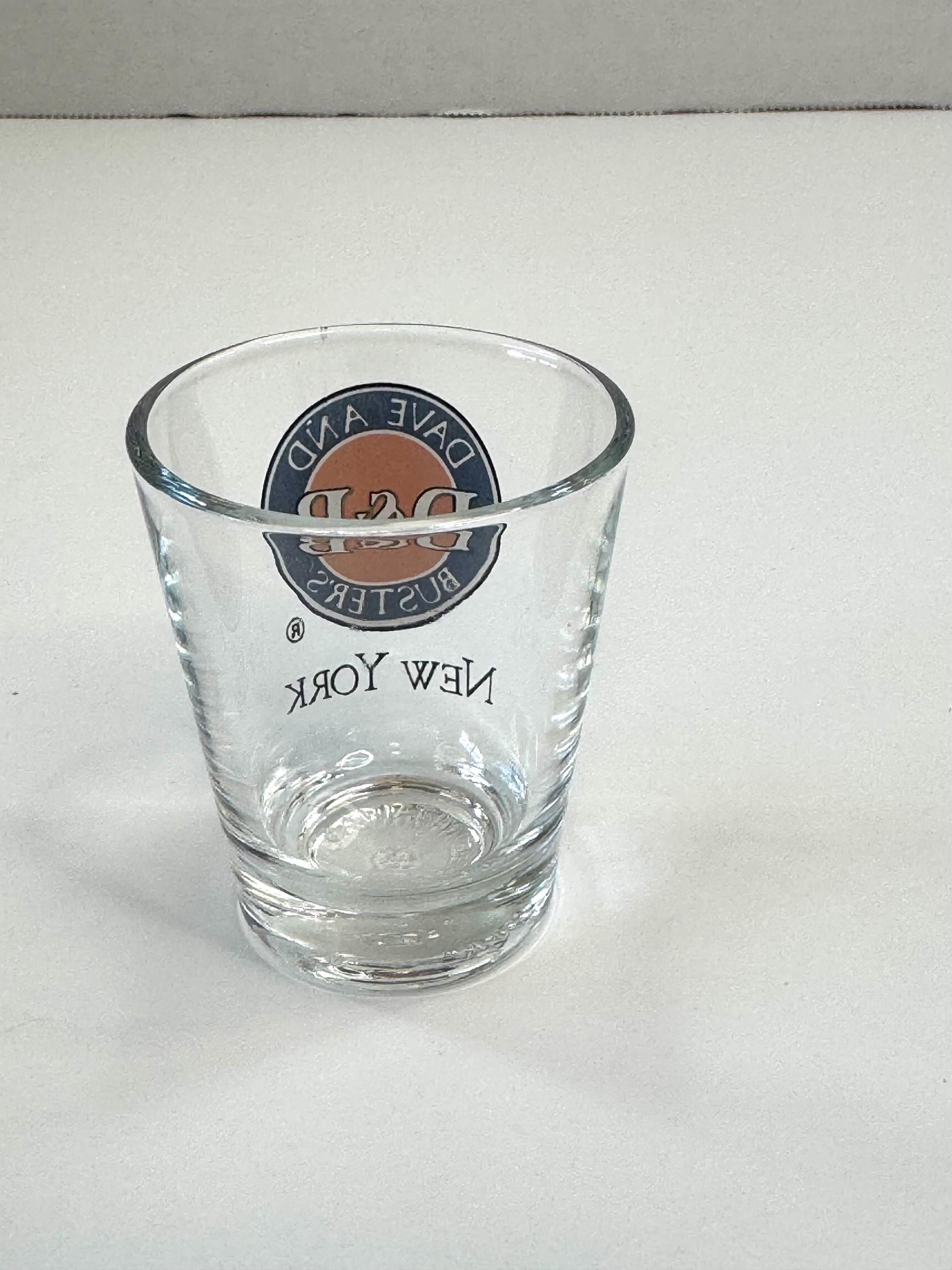Schenectady New York Shot Glasses 4-Pack - 2oz Square Base Retro Design Liquor Glasses