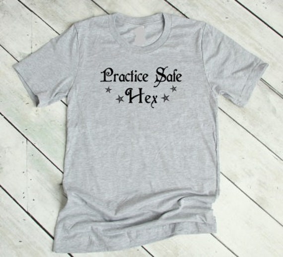 Practice Safe Hex Funny Halloween Sweatshirt Unisex