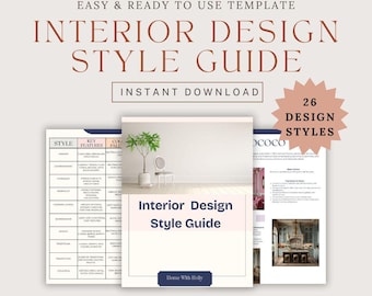 Interior Design Style Guide: 26 Home Decor Styles (PDF Download)