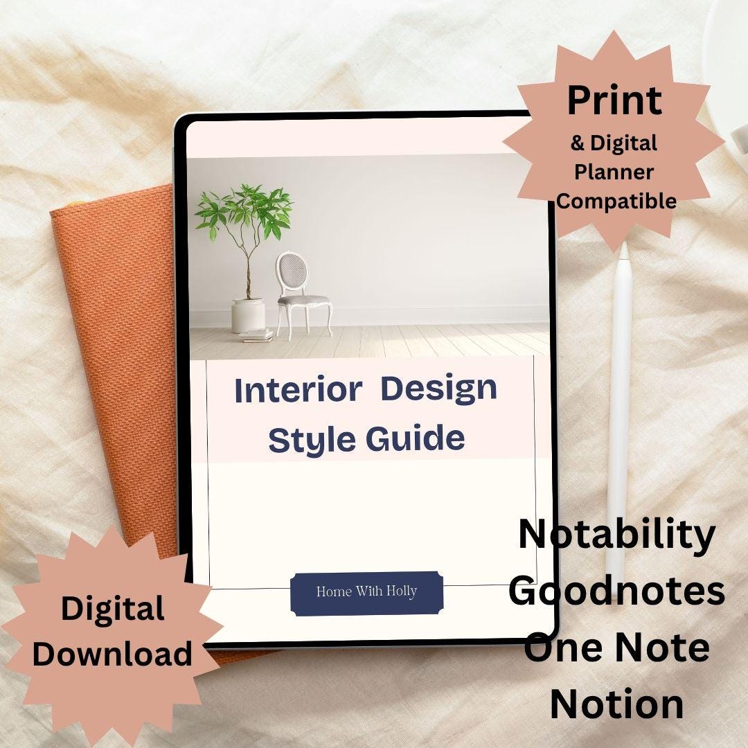 Interior Design Style Guide: 26 Home Decor Styles (PDF Download) - Etsy