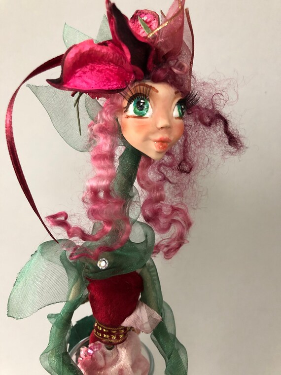 OOAK Soul of Rose, Elegant Mystical Rose, Symbol of Love, Queen in the  World of Blossoming Life, Flower's Spirit, Decorative Dolls - Etsy
