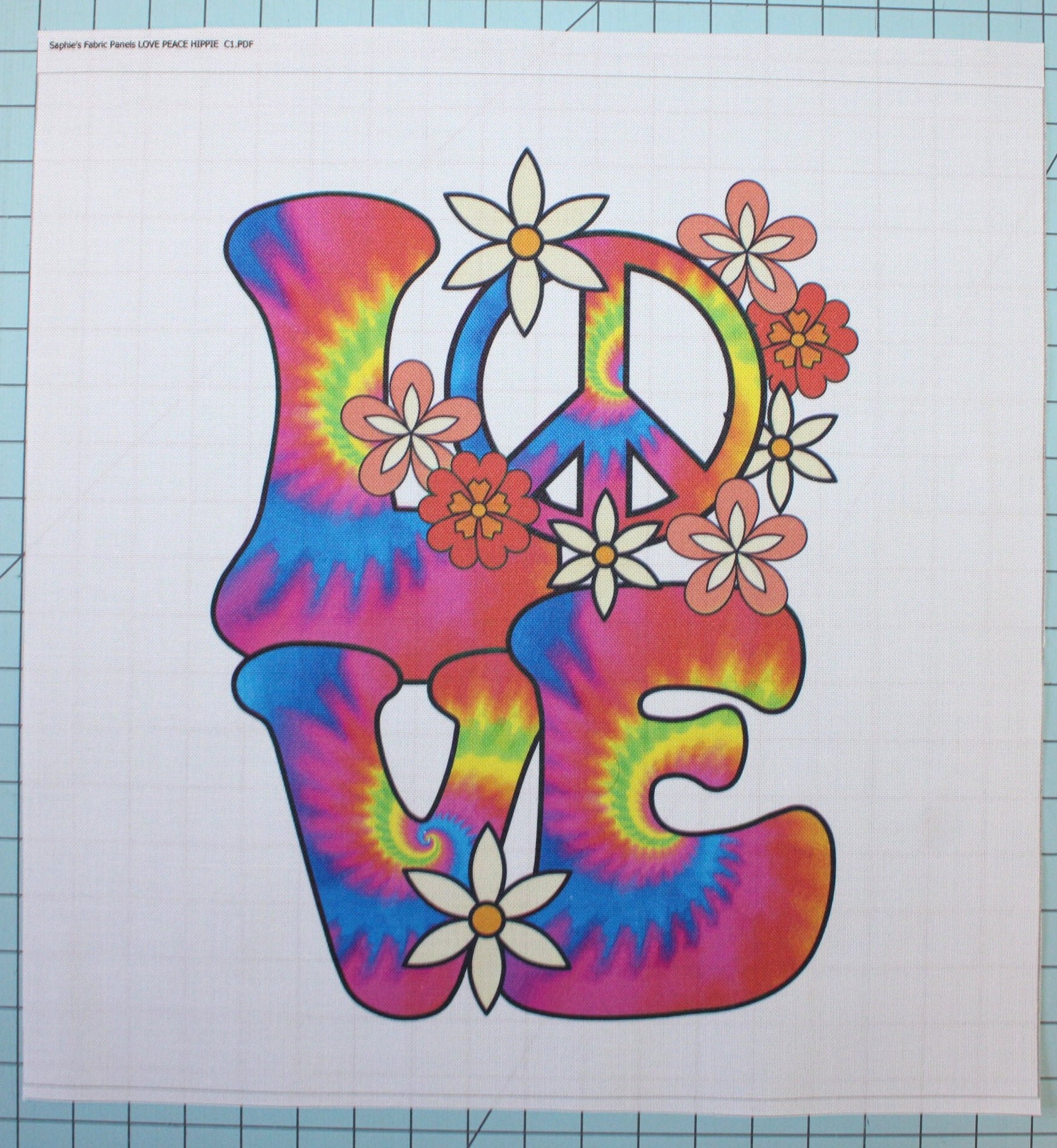 8" Floral Peace Symbol STENCIL Boho Retro Hippie Soul Love Daisy DIY  Art Signs