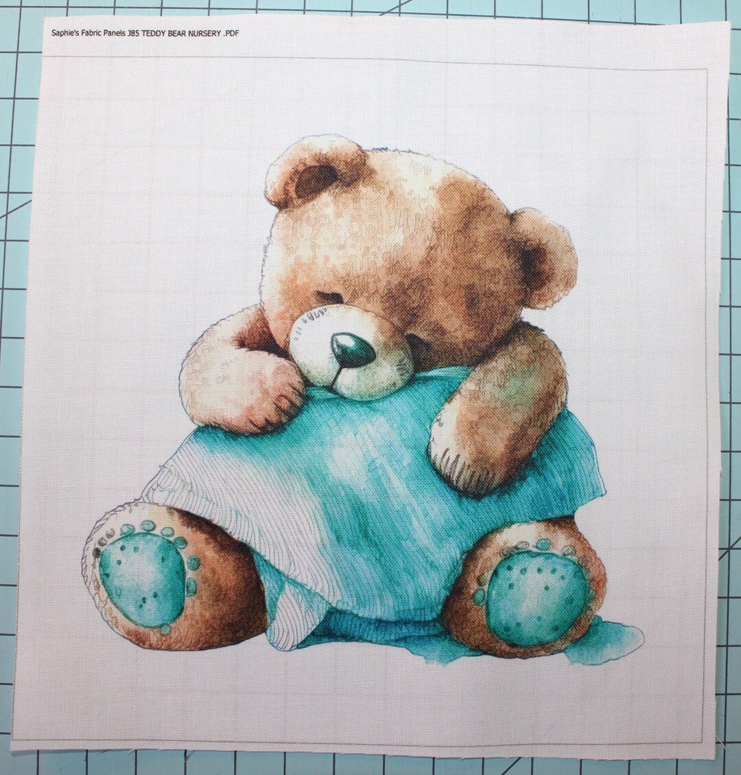  Fabric Sheets - Printed Bear 100% Cotton Quilting