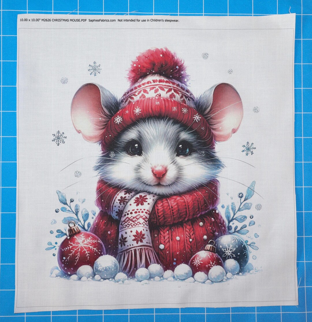 Christmas Mouse Trio CW1311014CL Quilt