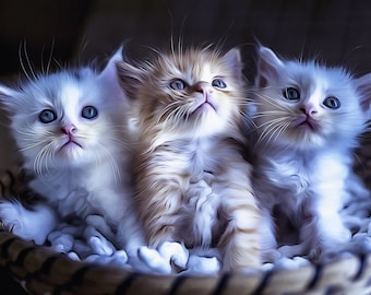 Realistic Cat Sketch Etsy